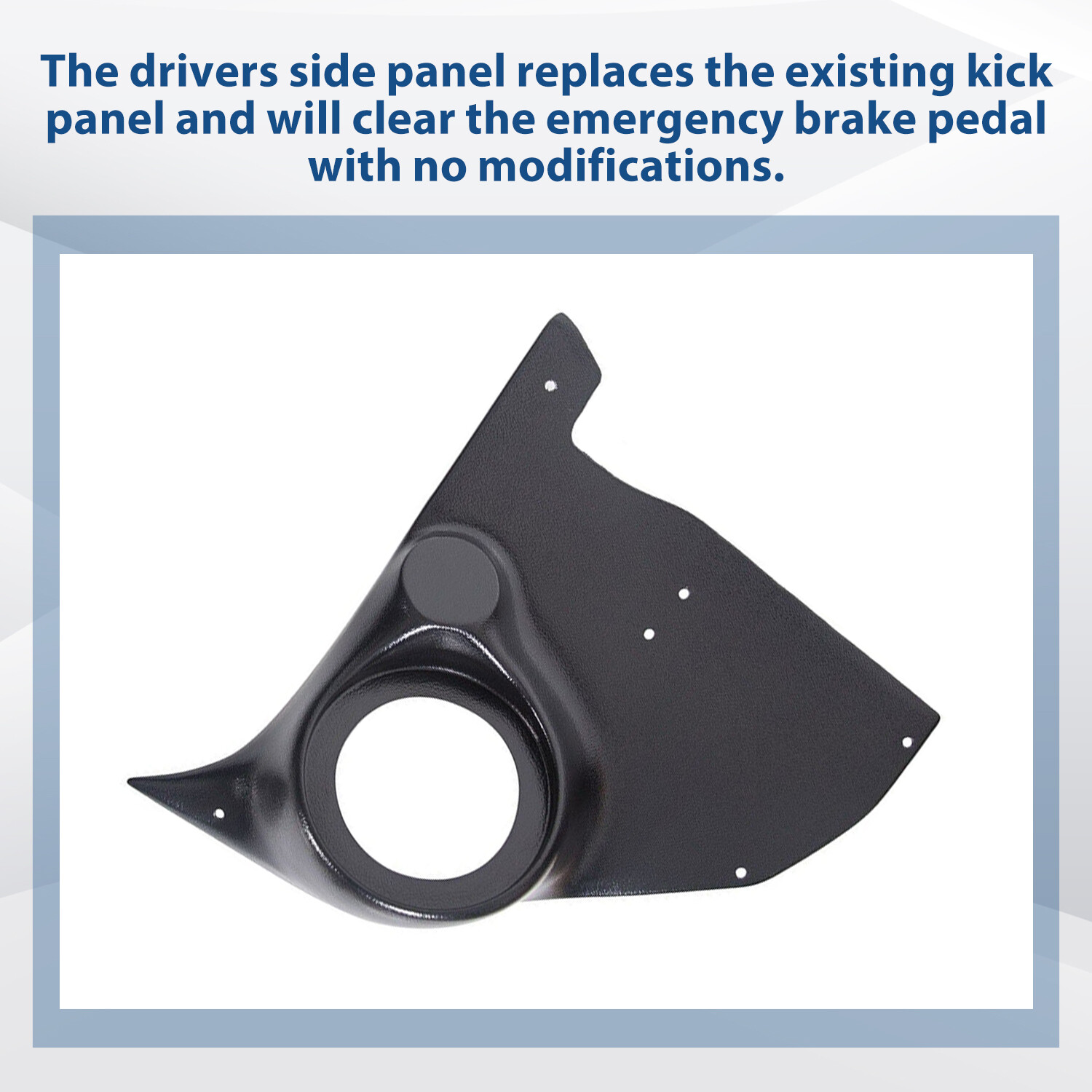 For 73-87 Chevy GMC pickup Truck blazer suburban speaker Kick Panels