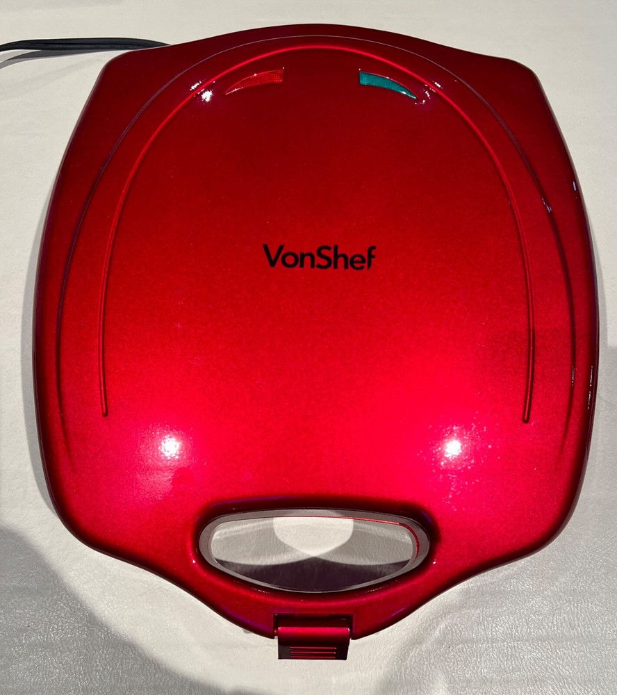 VonShef 12 Mini Doughnut Maker Donut Machine for Kid-Friendly Breakfast/Snacks