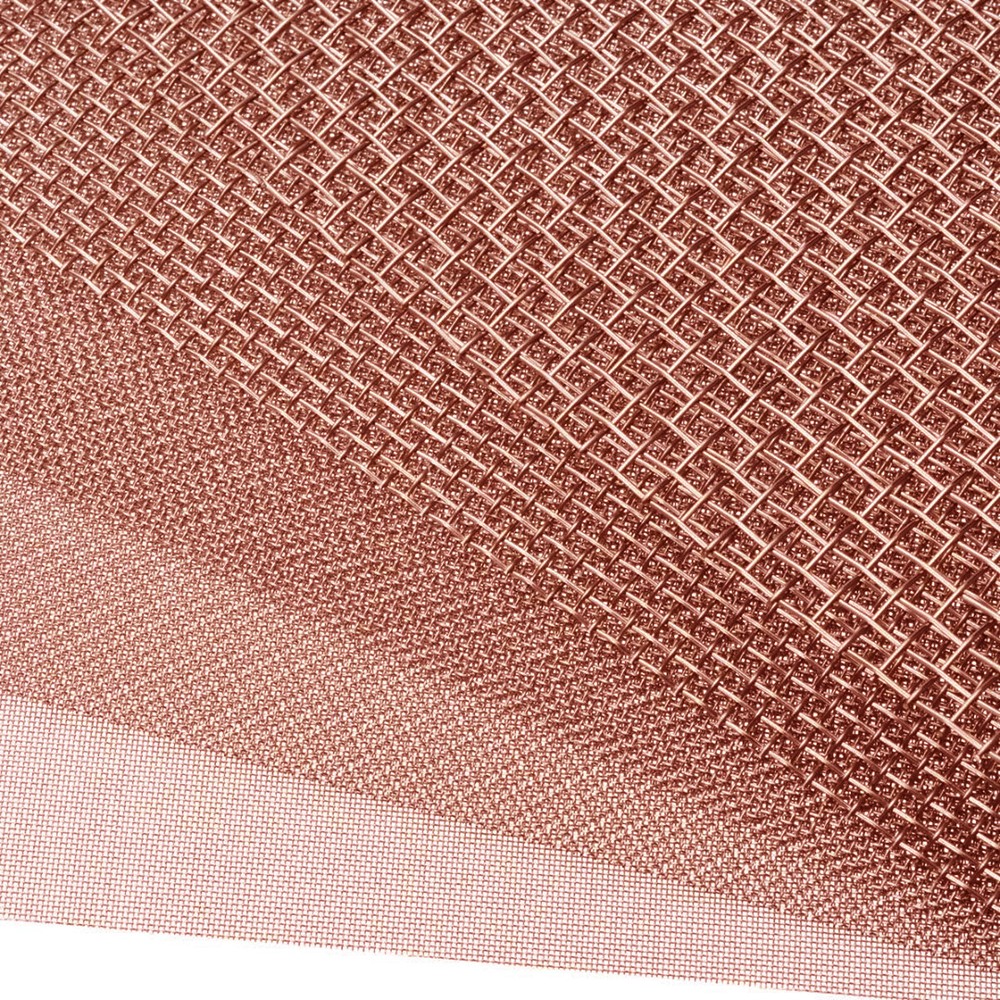 10 Mesh ~ 200 Mesh 99.9% Copper Screen Woven Mesh Copper Mesh Cloth Filter Sheet