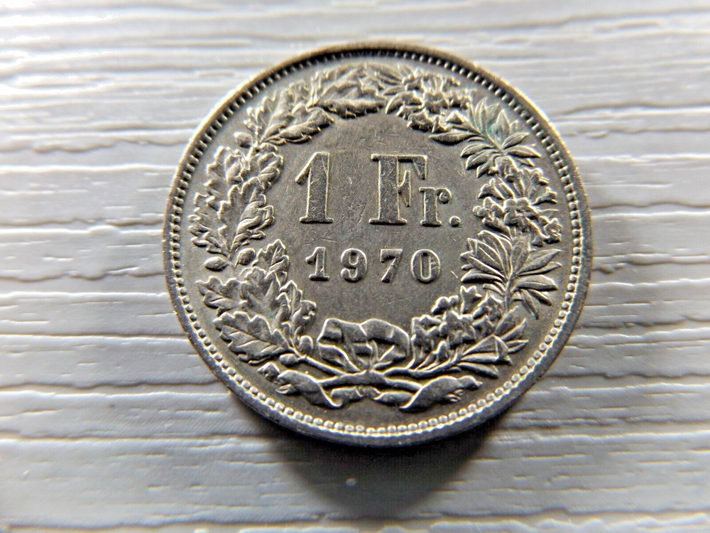 SWITZERLAND 1970 1 Franc