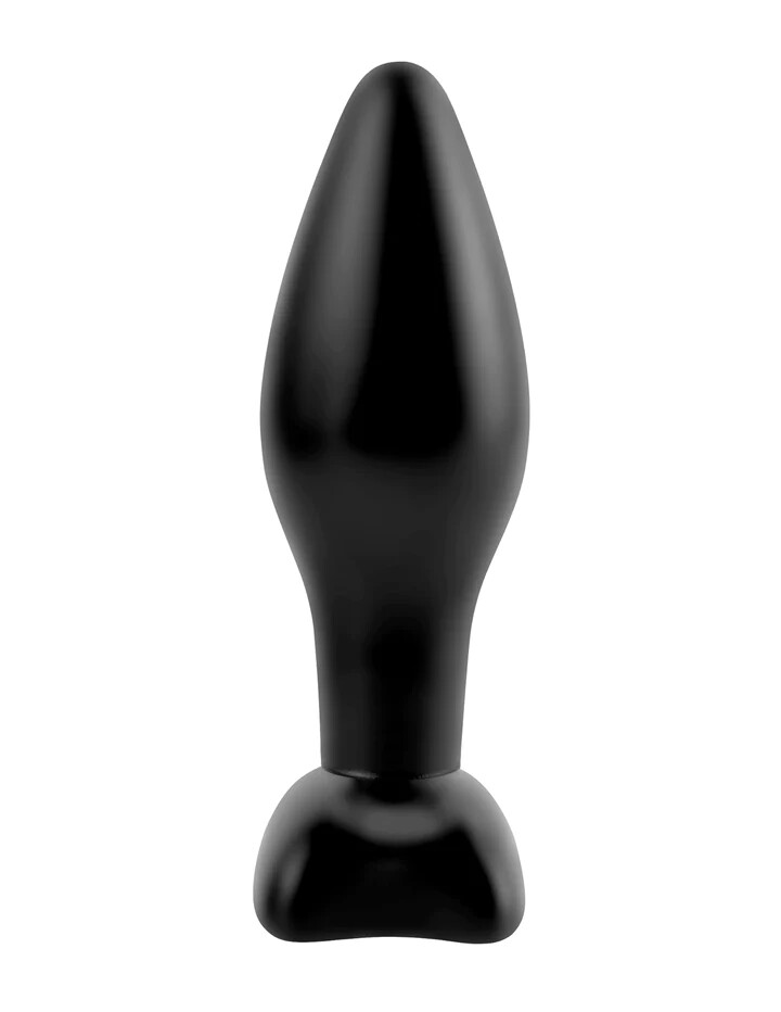 Pipedream Fantasy Silicone Plug Black Tapered Smooth butt plug Anal Stimulation