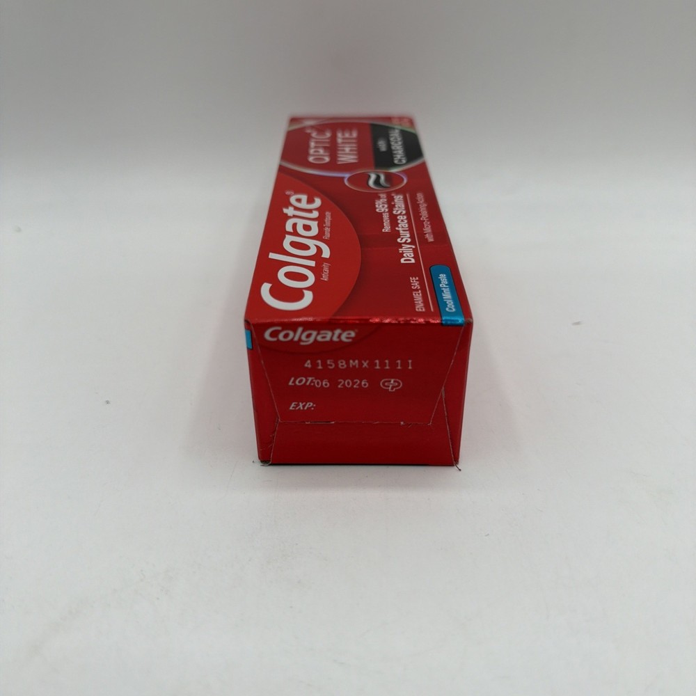 Colgate Toothpaste with Charcoal Cool Mint Paste 4.2 Ounce 4 Pack