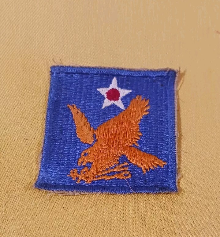 Army Air Force Patch: 2nd Air Force - WWII era on felt