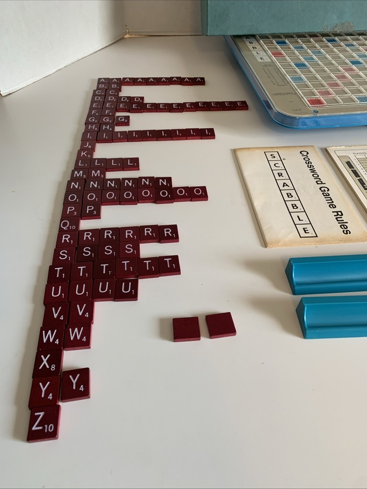 1977 Deluxe Edition SCRABBLE Game Complete Excellent Condition