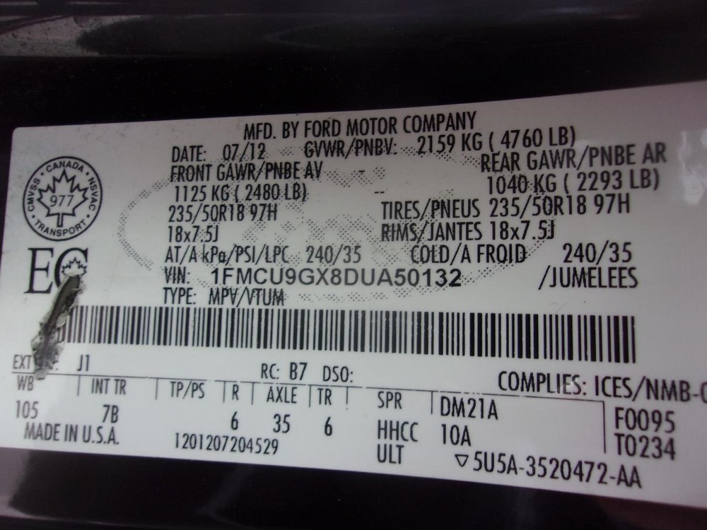 Used A/C Selector Switch fits: 2013 Ford Escape Front automatic temperature cont