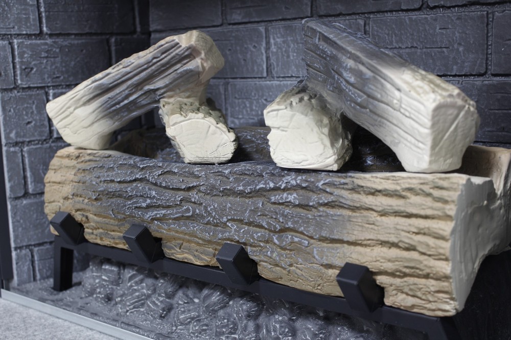 23" Infrared Heating Electric Fireplace Insert w/ Realistic Flame&Remote Control