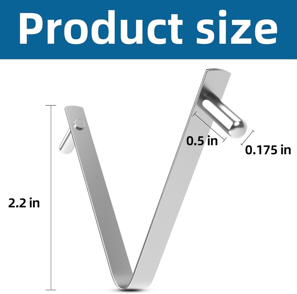 AR PRO Pool Butterfly Clips Stainless 6 Pack New