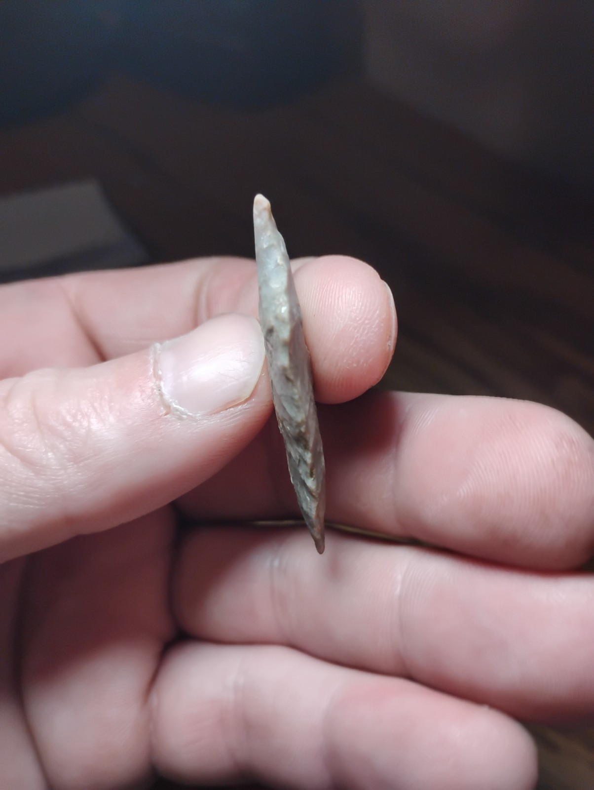 Killer Ohio Paleo Point Ground Base Wafer Thin Authentic!!