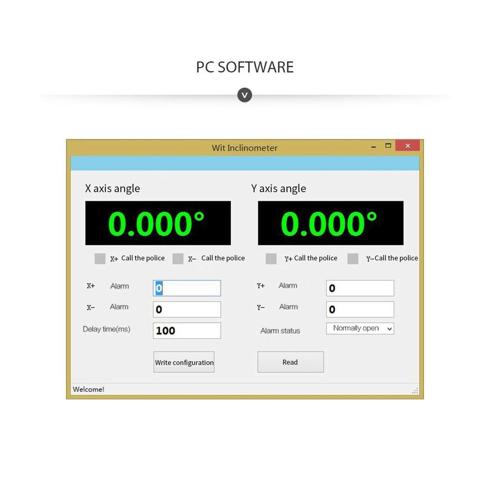 【SINRT-232 Relay-Output-Type Tilt Switch】 High-Precision Dual-axis