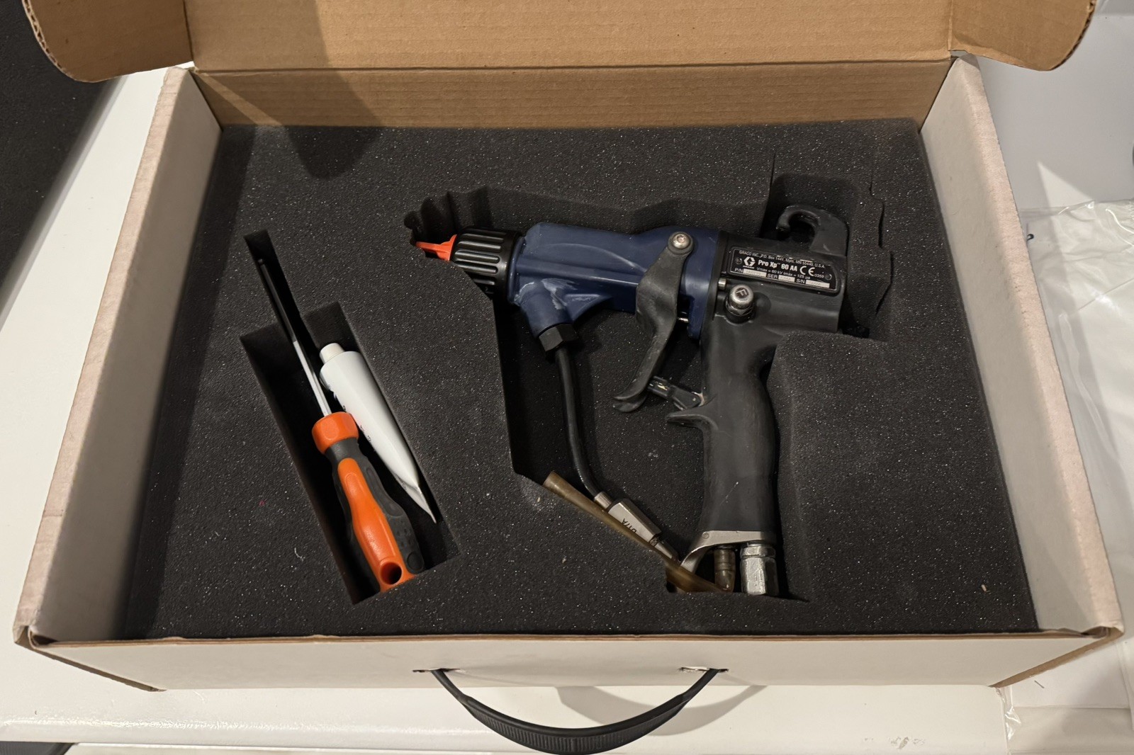 GRACO PRO XP 60 AIR SPRAY MANUAL ELECTROSTATIC GENERAL GUN