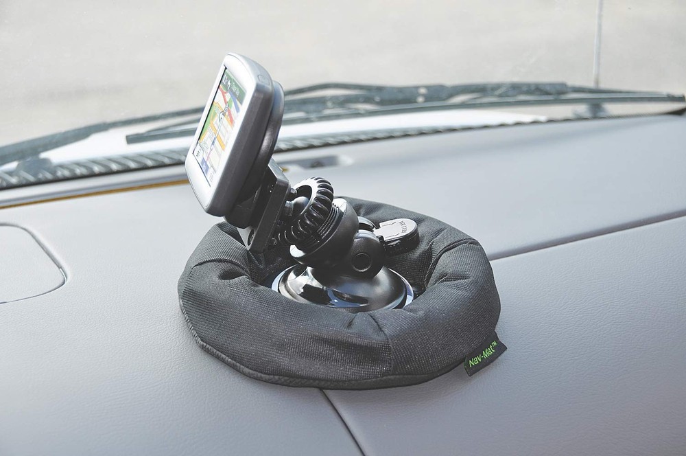 Bracketron NavMat Portable GPS Dash Pad Converts Windshield GPS Mount into Da...