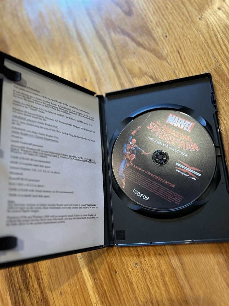 2007 THE AMAZING SPIDER-MAN DVD ROM WIN MAC SOFTWARE PC