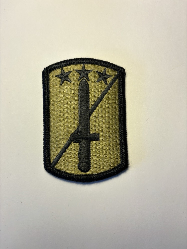 170th Infantry Brigade U.S. Army Shoulder Patch With Hook Back