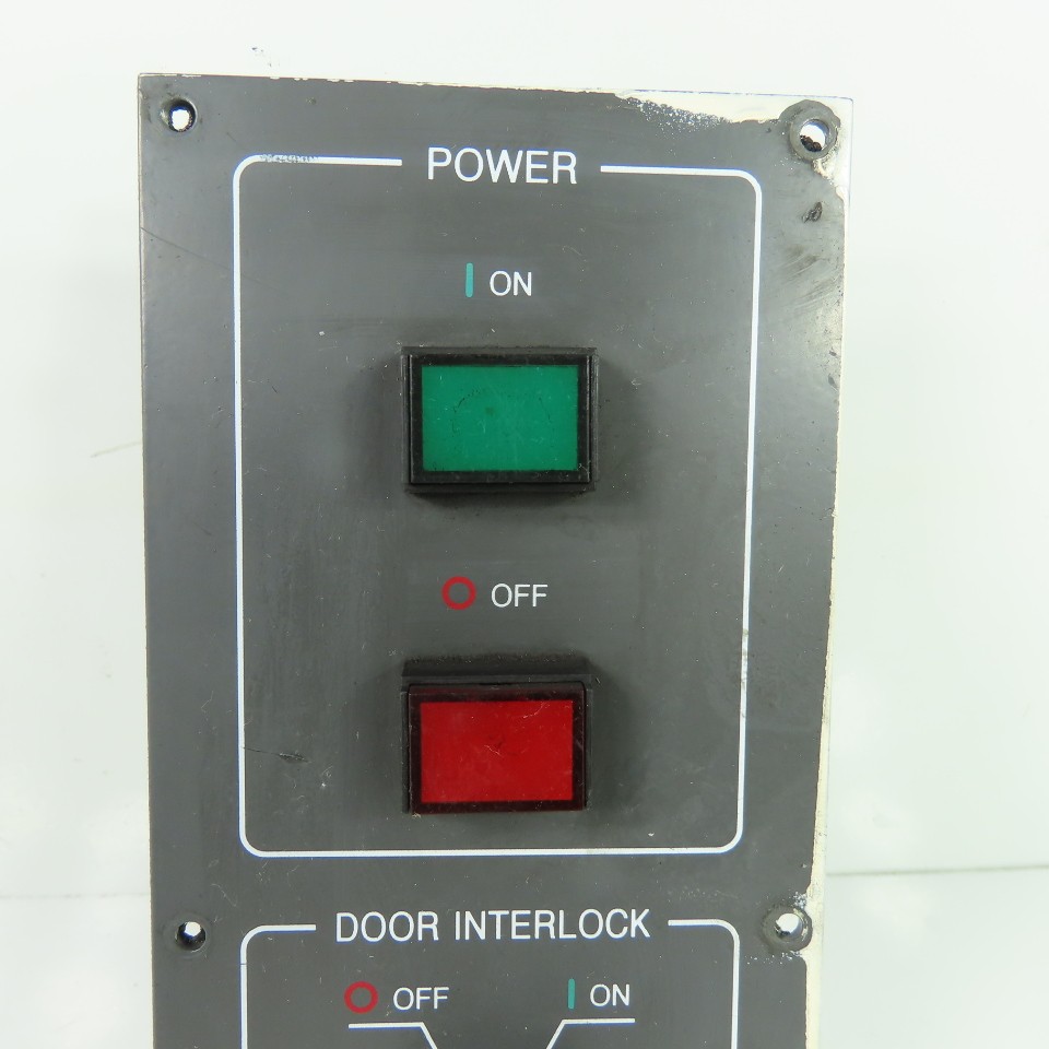 EML401102A Power Door Interlock Edit Operator Control Panel Plate 8-5/8"x3.5"