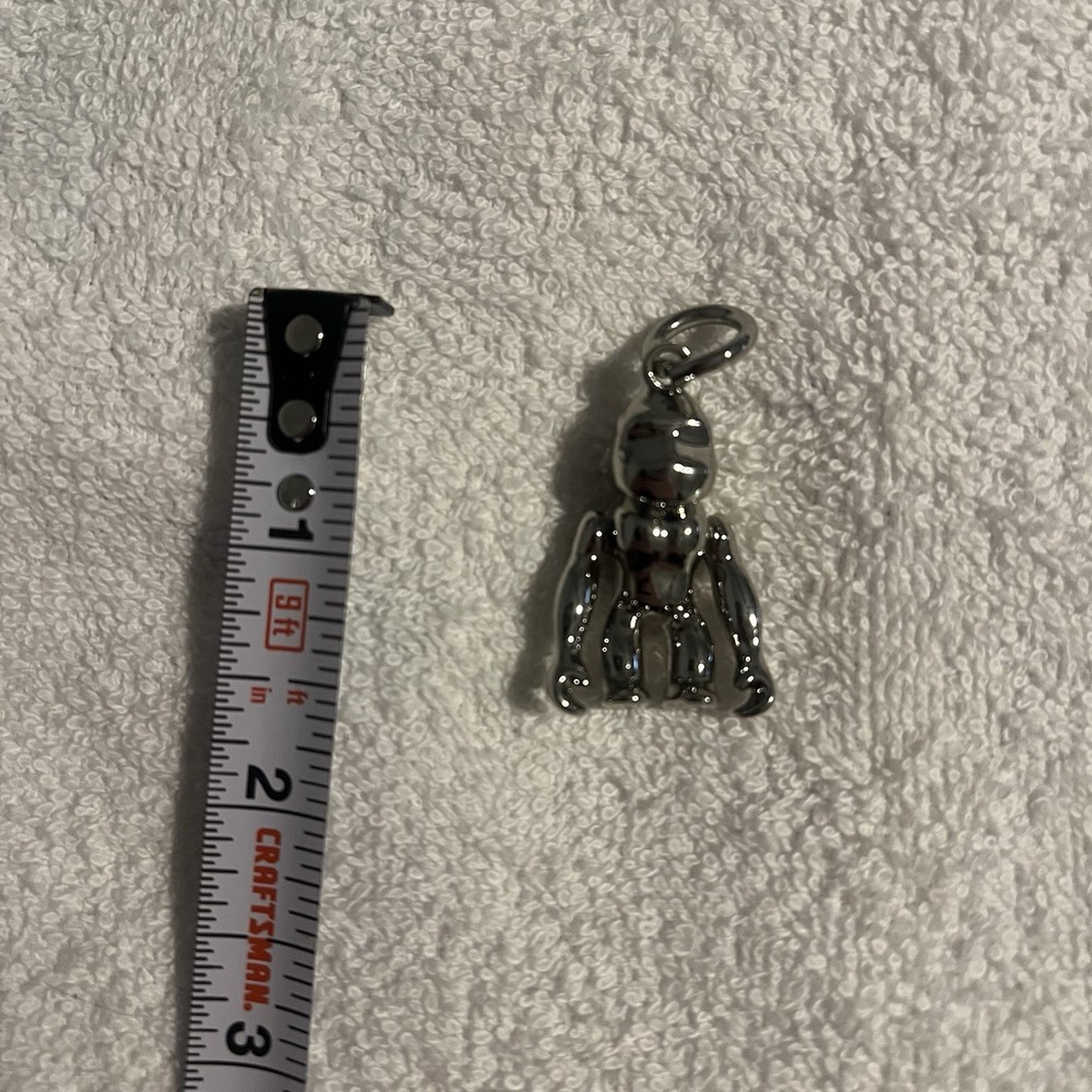 Kipling Gorilla Ape Chrome Metallic Monkey Keychain