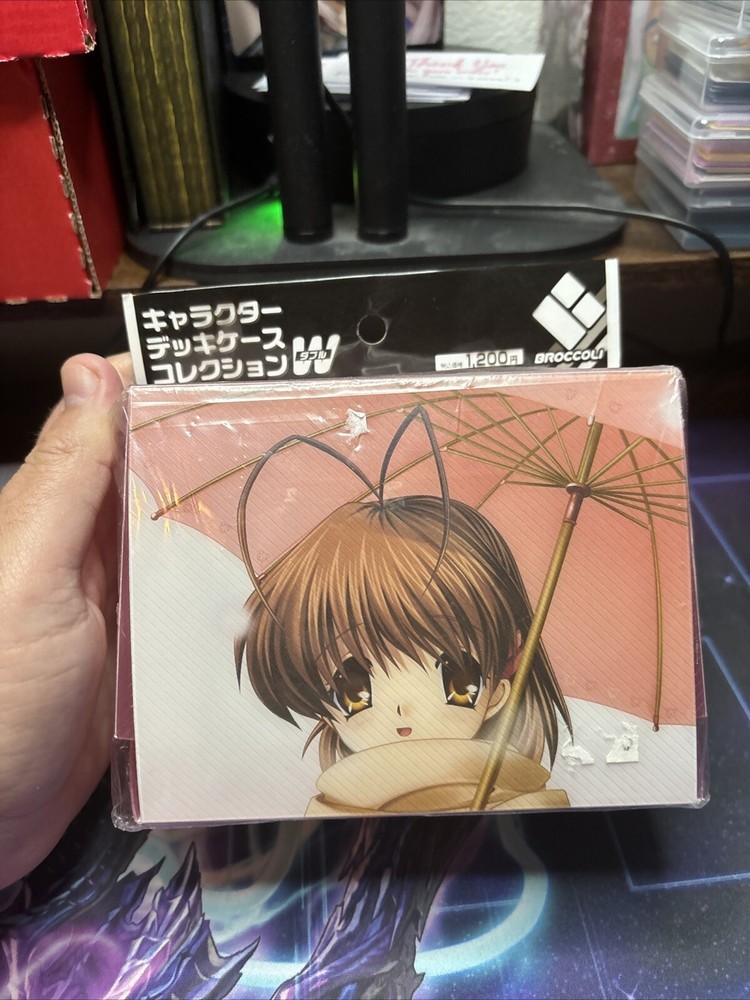 Broccoli character deck case collection Clannad double deckbox new sealed Rare
