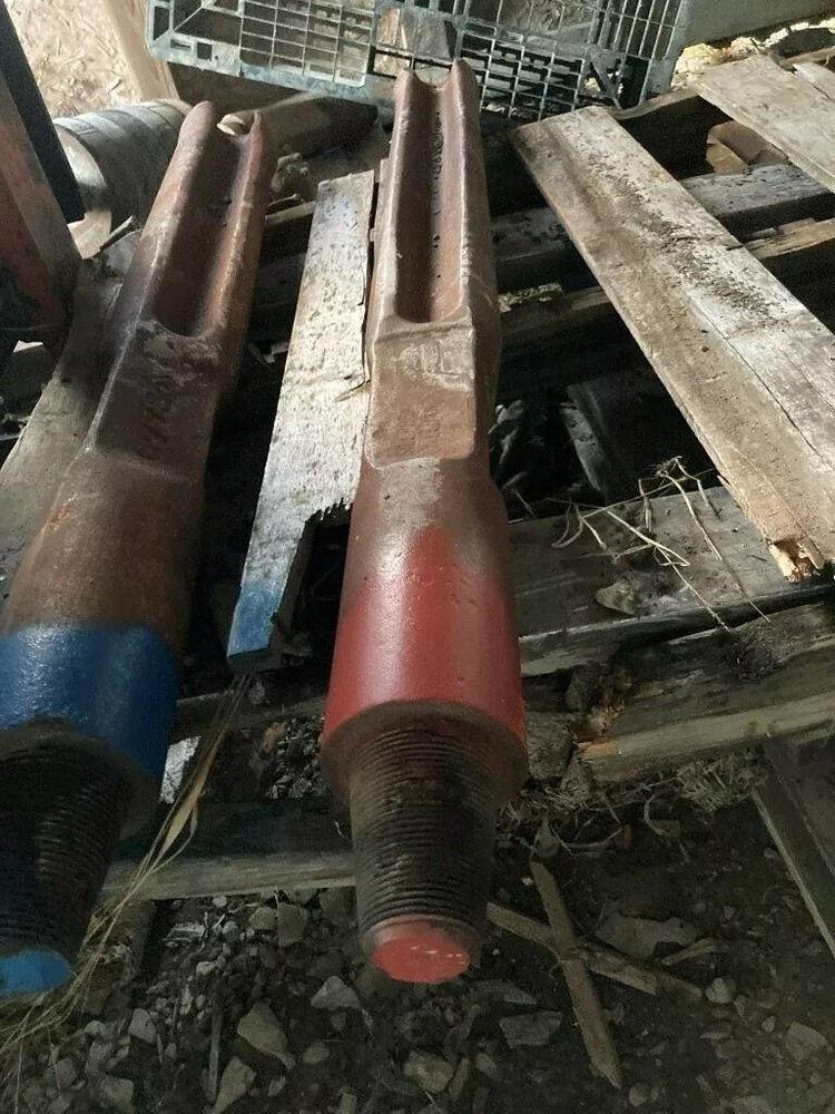 5 ¼” diameter x 49 ½” length Cable Tool Drilling Chisel Bit, tool joint 2” x 3”