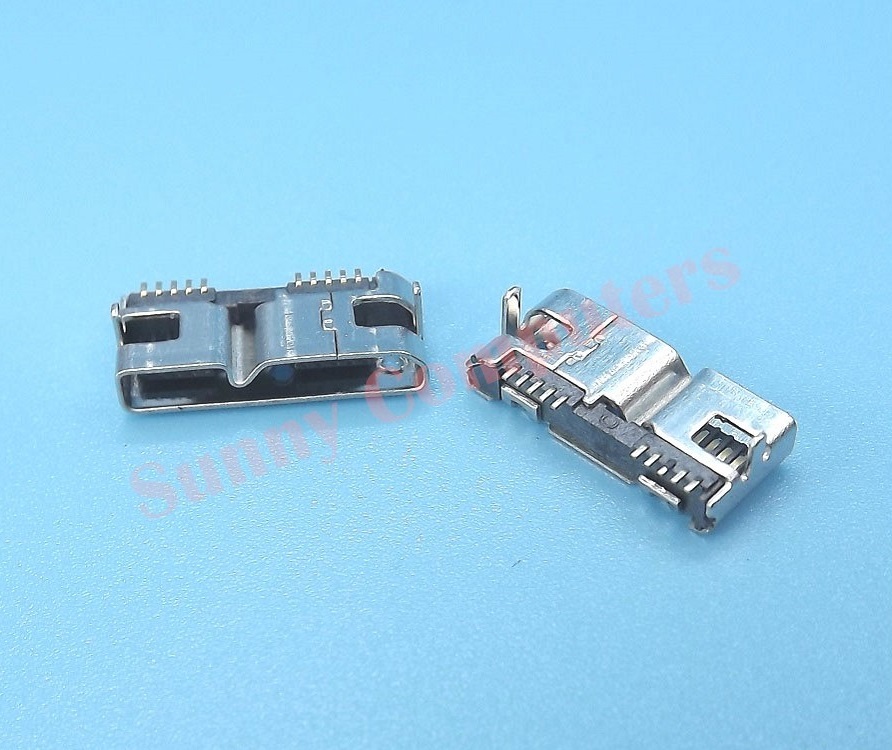 2x Micro USB 3.0 Socket Female Port Plug HDD Computer Repair Replacement Part F