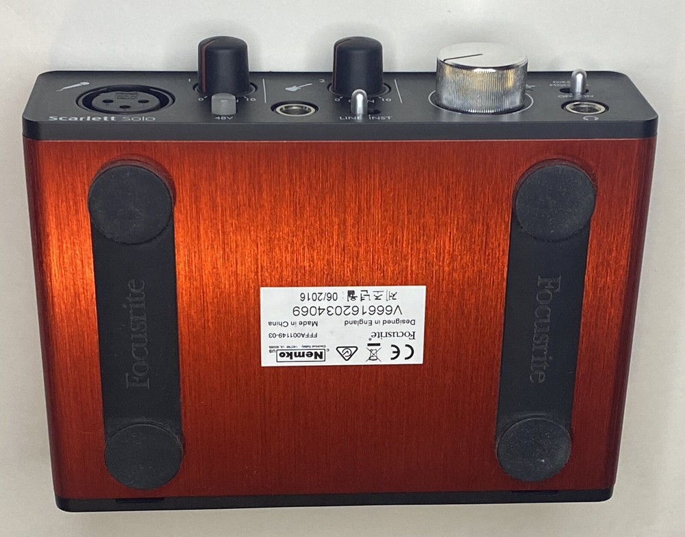 Focusrite Scarlett Solo Studio (2nd Gen) USB Audio Interface-Recording Bundle