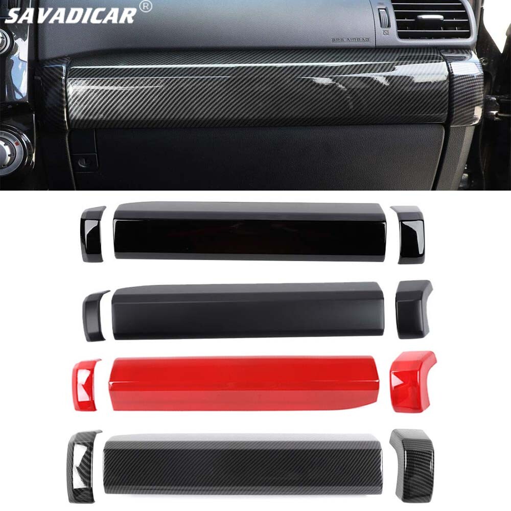 Passenger Co-pilot Dashboard Side Panel Decoration Cover Trim For 4Runner 2010+