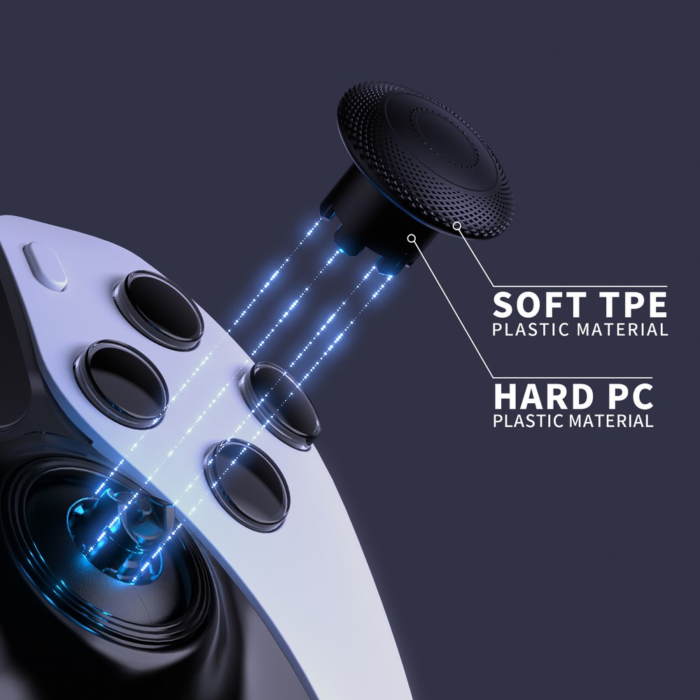 eXtremeRate ThumbsGear Interchangeable Thumbsticks for PS5 Edge Controller