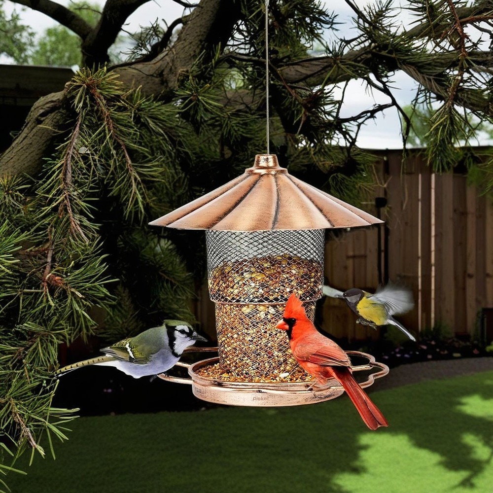 pleker Bird Feeder with Lid