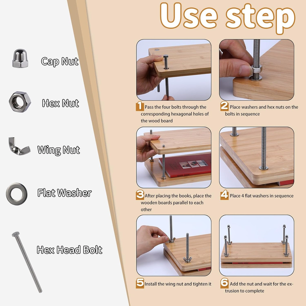 Book Binding Kits, Bookbinding Supplies, Bookbinding Kit for Beginners Bone Fold