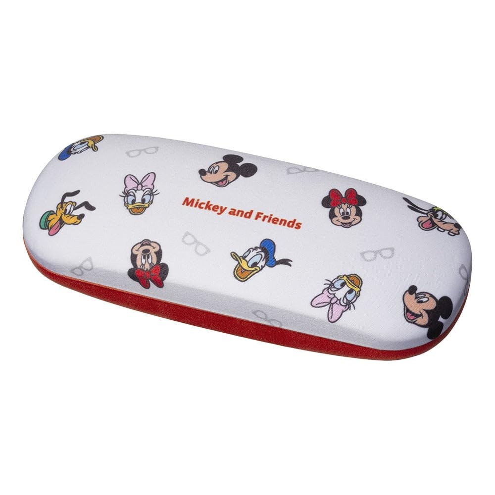 Pearl Glasses Case Cross Hard Polyester Spring Type Disney