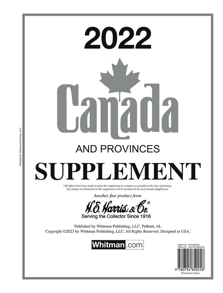 H.E. Harris 2022 Canada Supplement