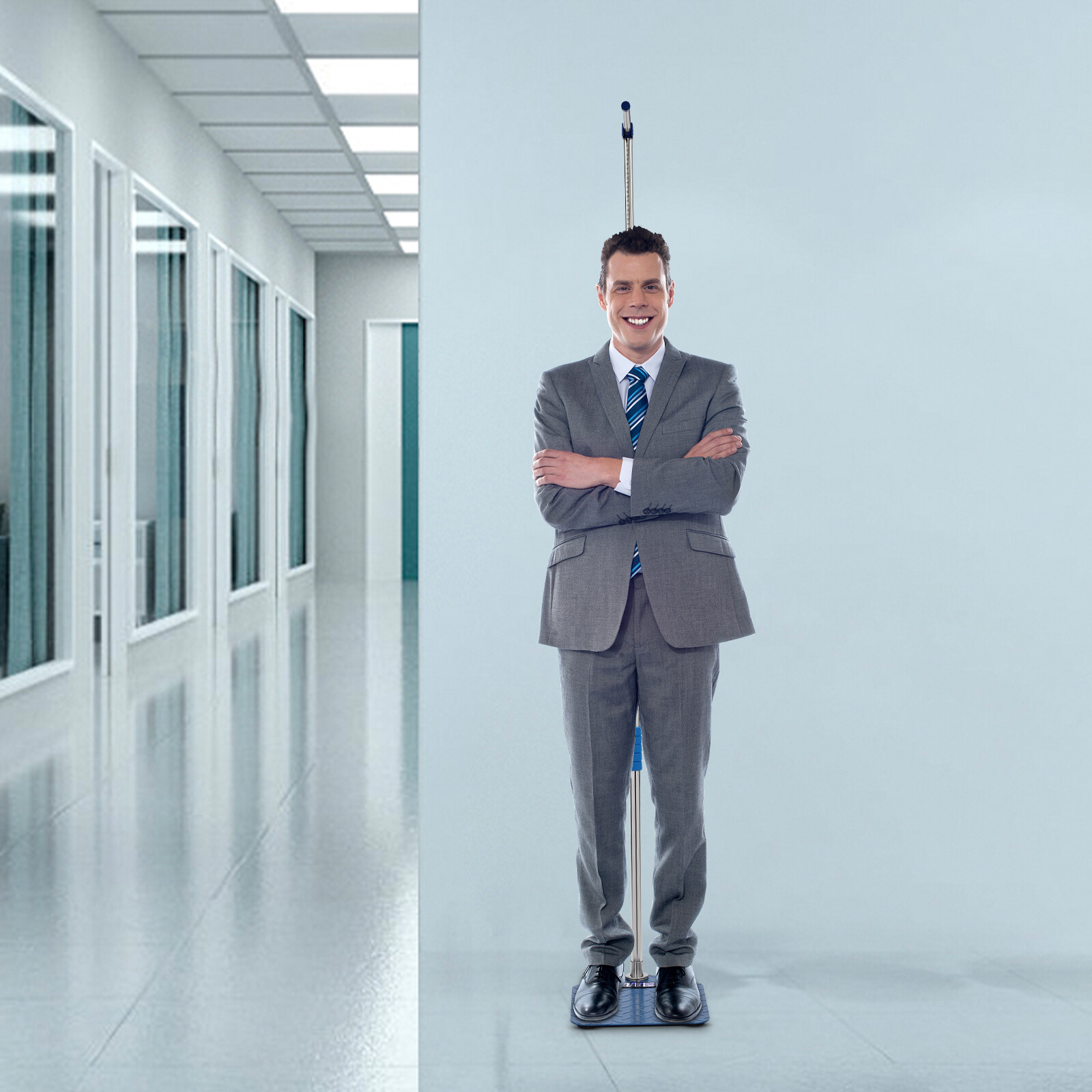 Height and Weight Scale / Digital Weight Scale Platform and Height Rod 70-190CM