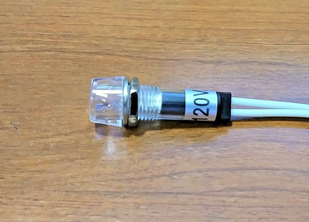 BBT Waterproof 120 volt White LED Hi-Profile Pilot Light