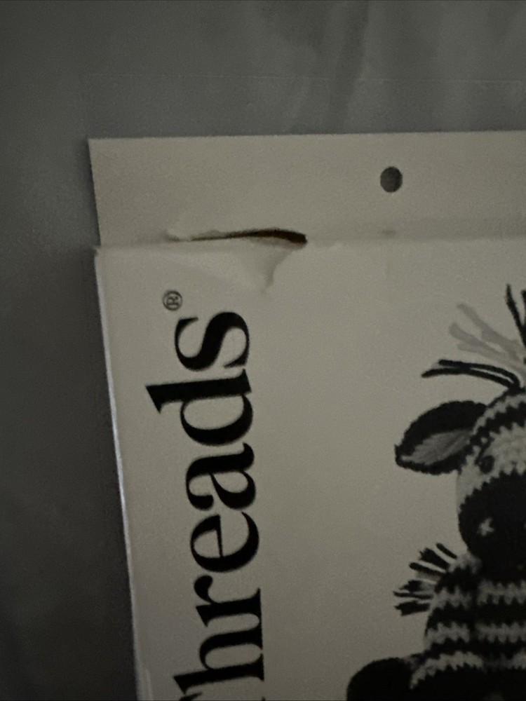 Loops And Threads Crochet Kit - Zebra- Open Box Only