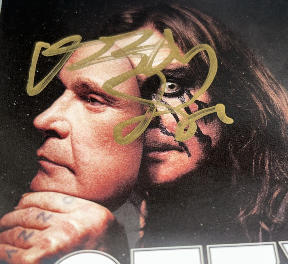 OZZY OSBOURNE - No More Tours 2 AUTOGRAPHED Tour Schedule 2018