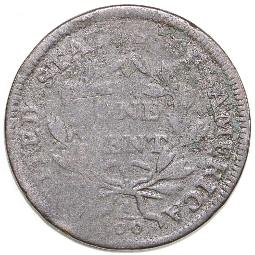 1797 1c S-141 Draped Bust Large Cent