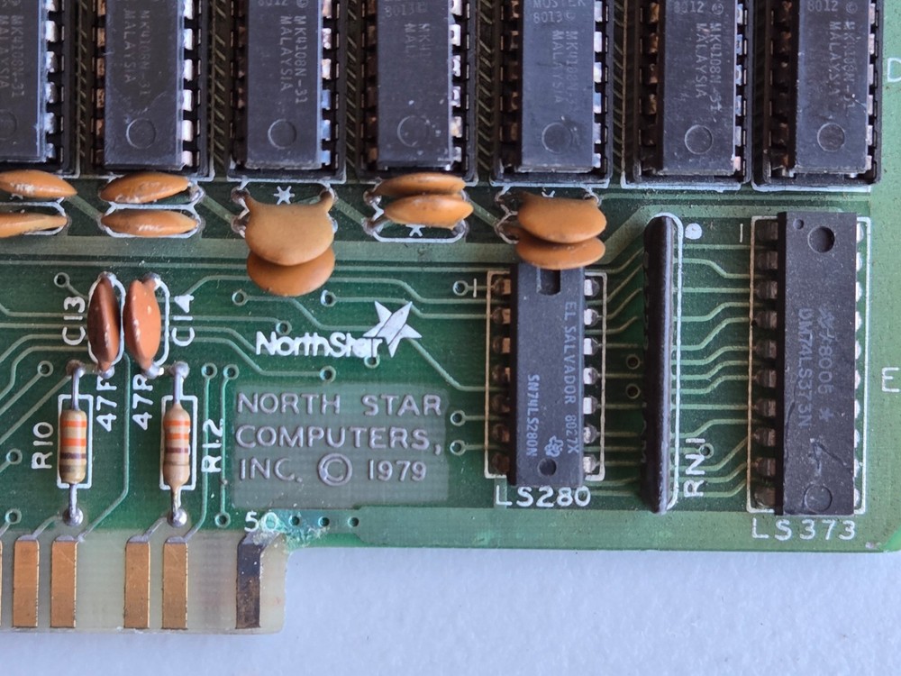 North Star Computers Vintage 1979 S-100 RAM-32-A1 Computer Card - Untested (4)