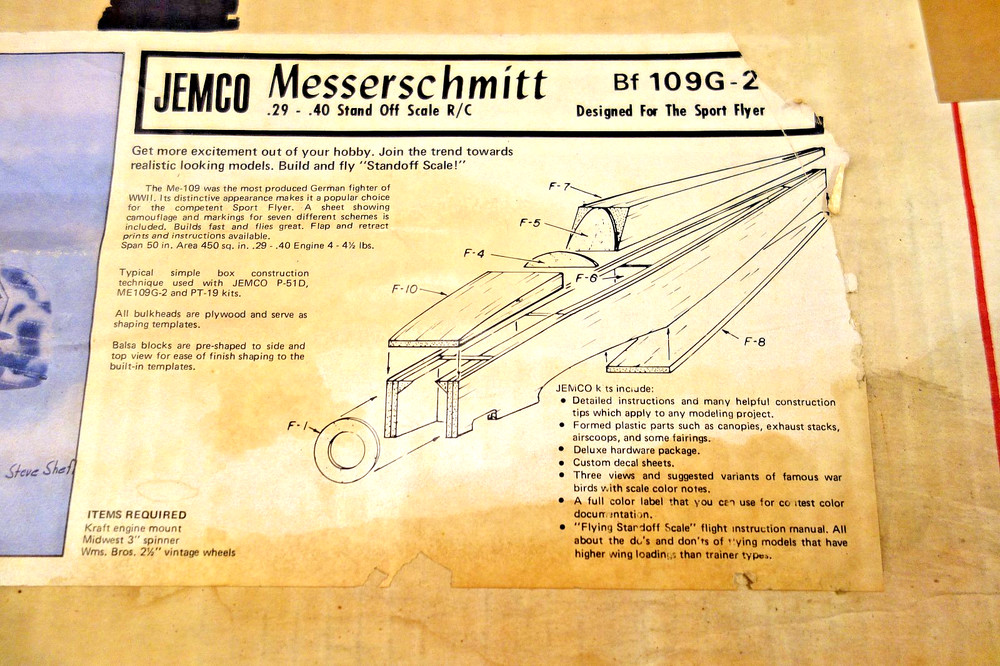 RC JEMCO MESSERSCHMITT BF 109G-2