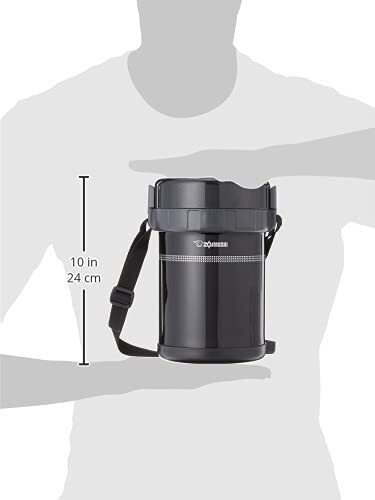 Classic Bento Vacuum Lunch Jar Black