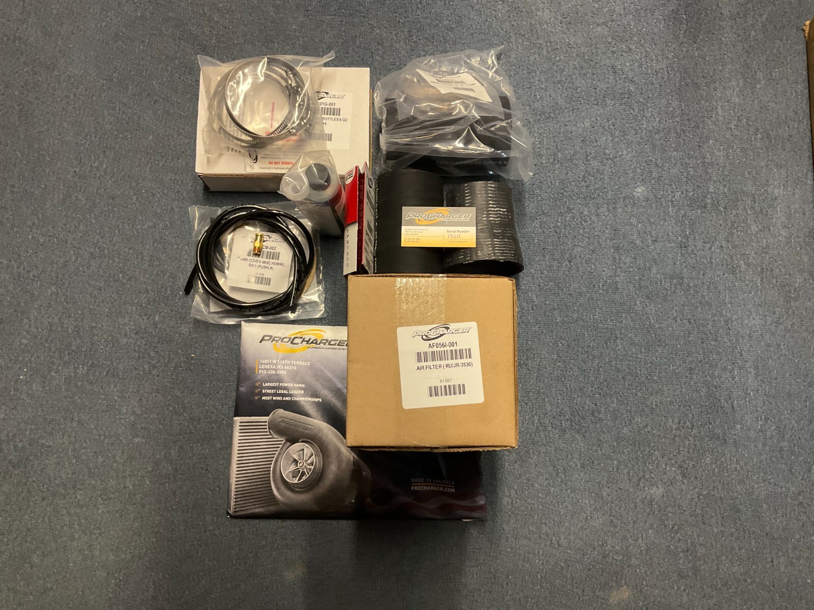 PROCHARGER P1SC SMALL BLOCK CHEVY ALT, PS, WP, 10-15 BOOST COMBO FREE UPS