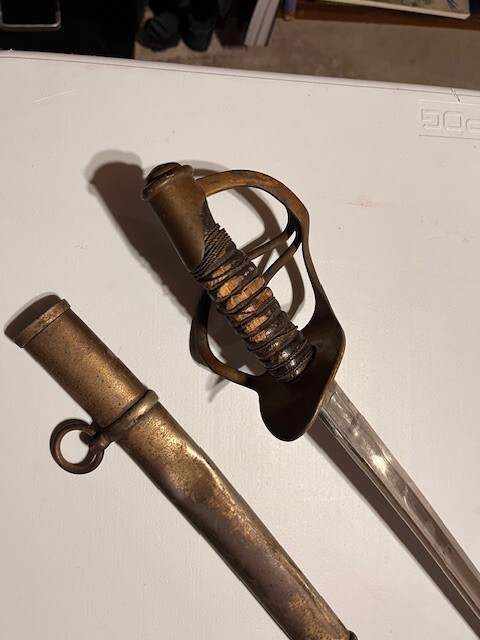 Post Civil War Southern Militia Sword