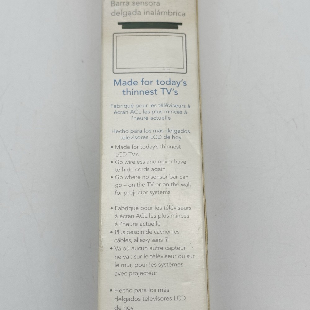 Wii Wireless Sensor Bar by Rocketfish Gaming CLEANED & TESTED Box & Instructions