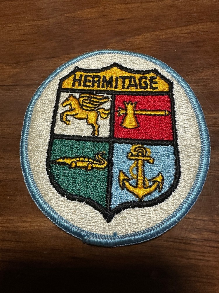 Vintage US Navy USS Hermitage LSD-34 Ship Patch