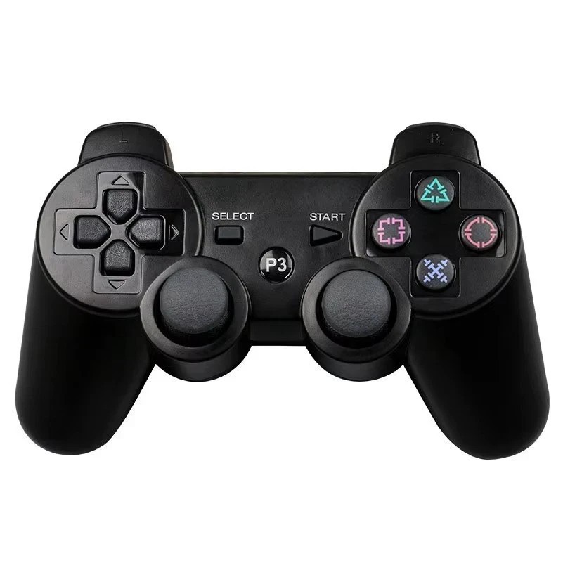 2x Black Wireless Bluetooth Video Game Controller Pad For Sony PS3 Playstation 3