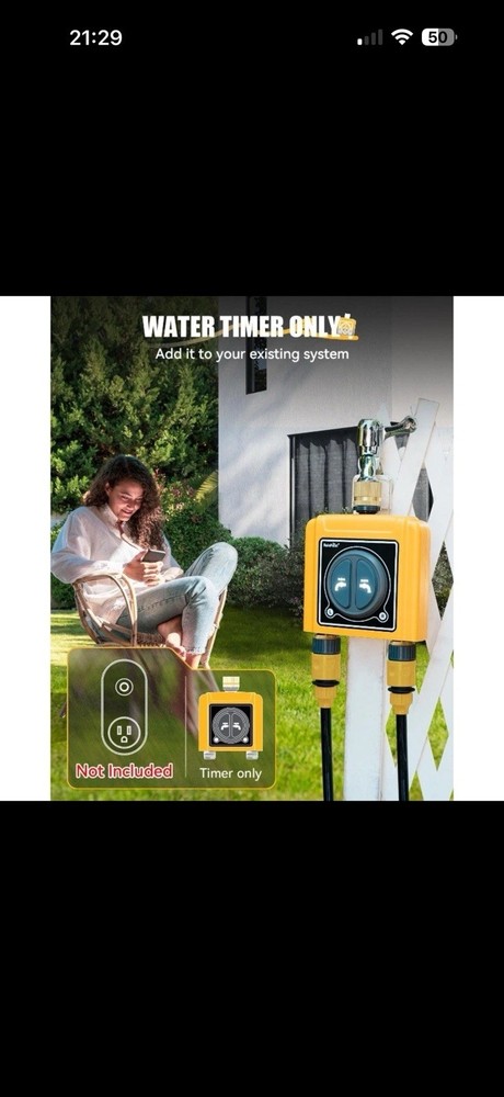 RainPoint 2 Zone WiFi Water Timer TTV203WRF No Hub ($70 on amazon)