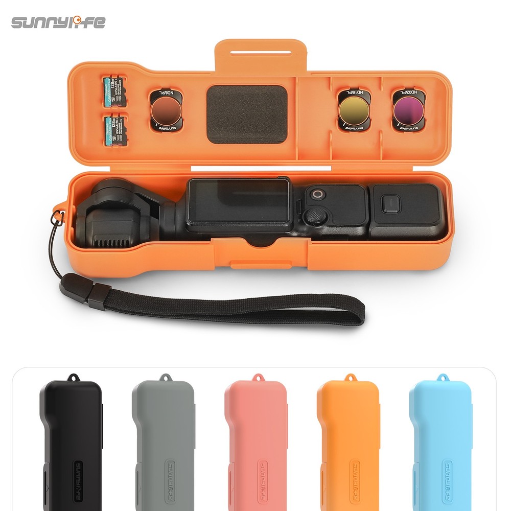 Sunnylife for Pocket 3 Shockproof Protective Case with Filter Accessory Holder