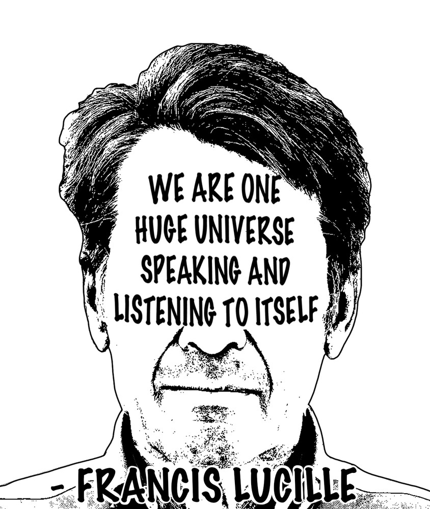 Francis Lucille Quote Sticker Collection