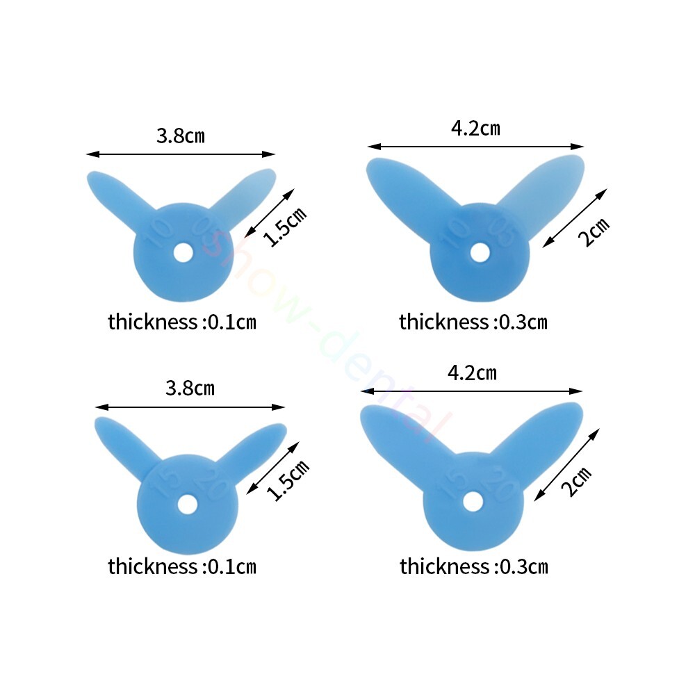Dental Interproximal Fleximeter Strips Teeth Gap Bite Occlusion Messure Ruler