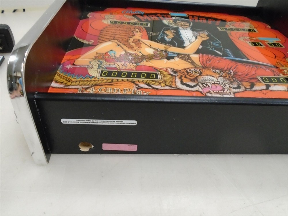Bally Mata Hari Pinball Head LED Display light box