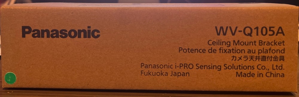 Panasonic WV-Q105A Ceiling Mount Bracket New in Box
