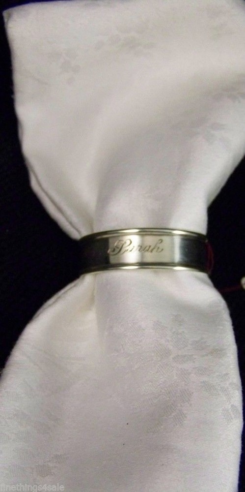 ALL Solid Sterling Antique GORHAM NAPKIN RING - Eun Hee