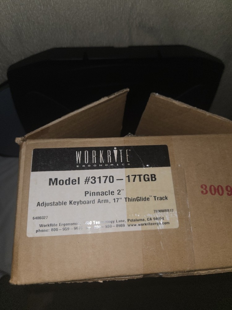 Workrite Banana-Board Keyboard Platform & Pinnacle Arm